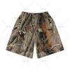 Amerikanische Stickerei Shorts Herren Y2K Retro Lässig High Street Trendig Hohe Taille Übertrieben Gerade Lässige Shorts