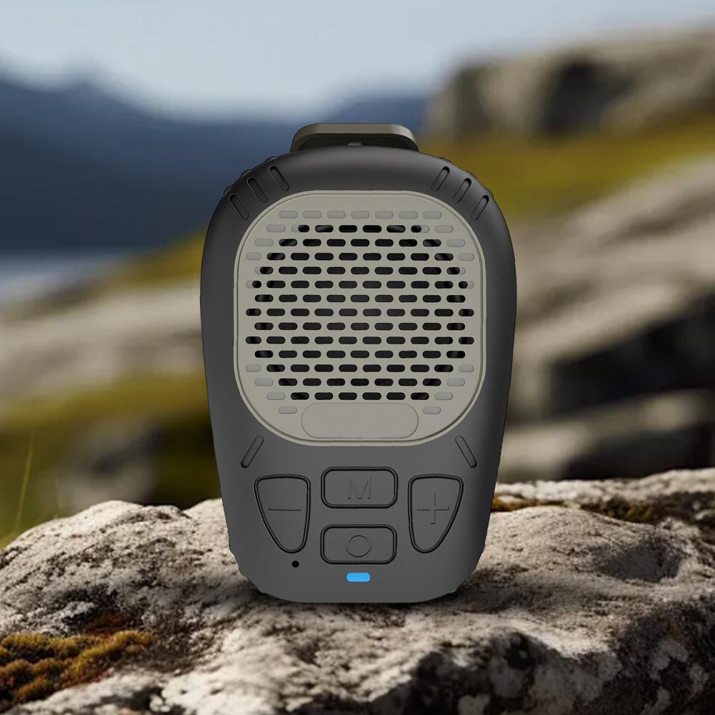 Wearable BT Speaker Waterproof Magnetic Clip-On Wireless Portable Speakers Built-in Mic Clip Speaker for Hands-Free Music/Calls