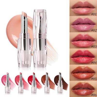 1 Stück nährender leichter Lippenstift langanhaltender Lipgloss klebt nicht am Becher leicht zu färbender Lipgloss feuchtigkeitsspendender Lipgloss