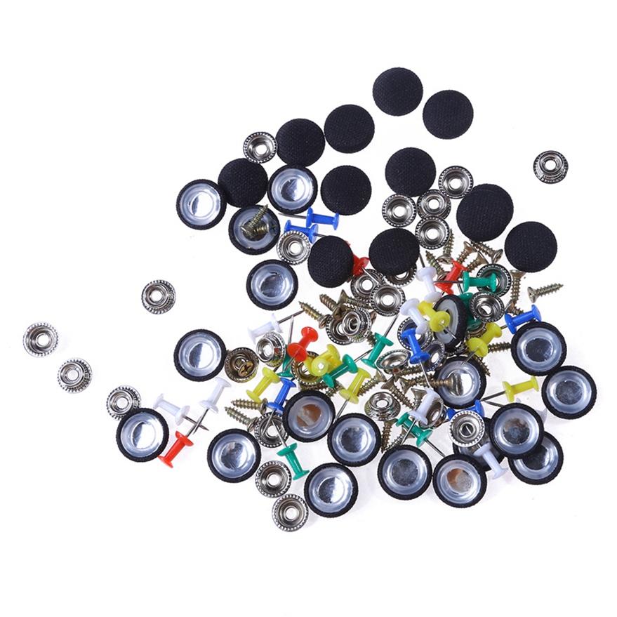 10/30/60PCS Car Roof Headliner Repair Button Roof Repair Rivets Auto Roof Snap Rivets Retainer with Installation Tool