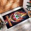 Southampton FC Printed Crystal Velvet Rug Non‑Slip Crystal Velvet Carpet For Sofa Bedroom Indoor Home Decoration