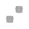 Emporio Armani EGS2989040 Herren-Manschettenknöpfe Edelstahl,