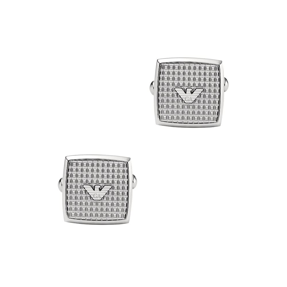 Emporio Armani EGS2989040 Herren-Manschettenknöpfe Edelstahl,