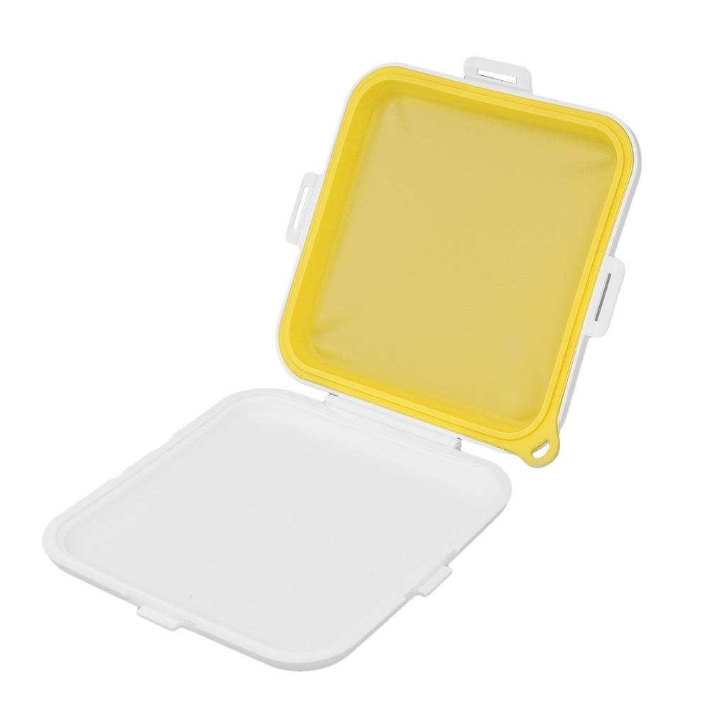 3 Side Clips Sandwich Storage Box PP Silicone Material Sandwich Holder For Picnic