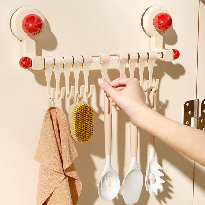 Suction Cup Wall-Mounted Towel Rack