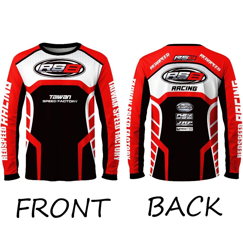 Motorcycle Jersey Long Sleeve Moto Shirt in Full Sublimation Printed Men s Top for riding M