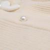 Rene White wool 6242270 Pearl knit cardigan tops 34 whiteUsed
