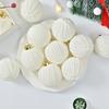 Christmas Tree Balls Boho Crochet Home Decor 12 Pieces Yarn Holiday Tree Ornaments For Party Garland Wreath Living Room Bedroom