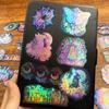50 Cartoon Laser Creative Creature Graffiti Stickers Decorate Guitar Notebook Suitcase DIY Waterproof