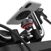 Uchwyt na smartfon do roweru z amortyzacją wibracji do montażu na kierownicy dla rowerów górskich, elektrycznych i szosowych Kompatybilny z serią iPhone C