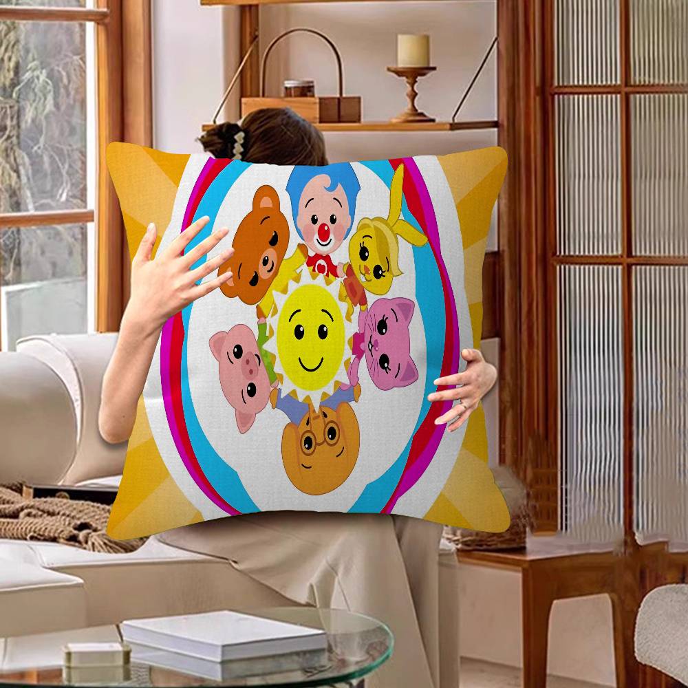 PPlim PPlim Pillow Covers Cartoon Sofa Decorative Home Doublesided Printing Short Plush Cute Cushion Cover