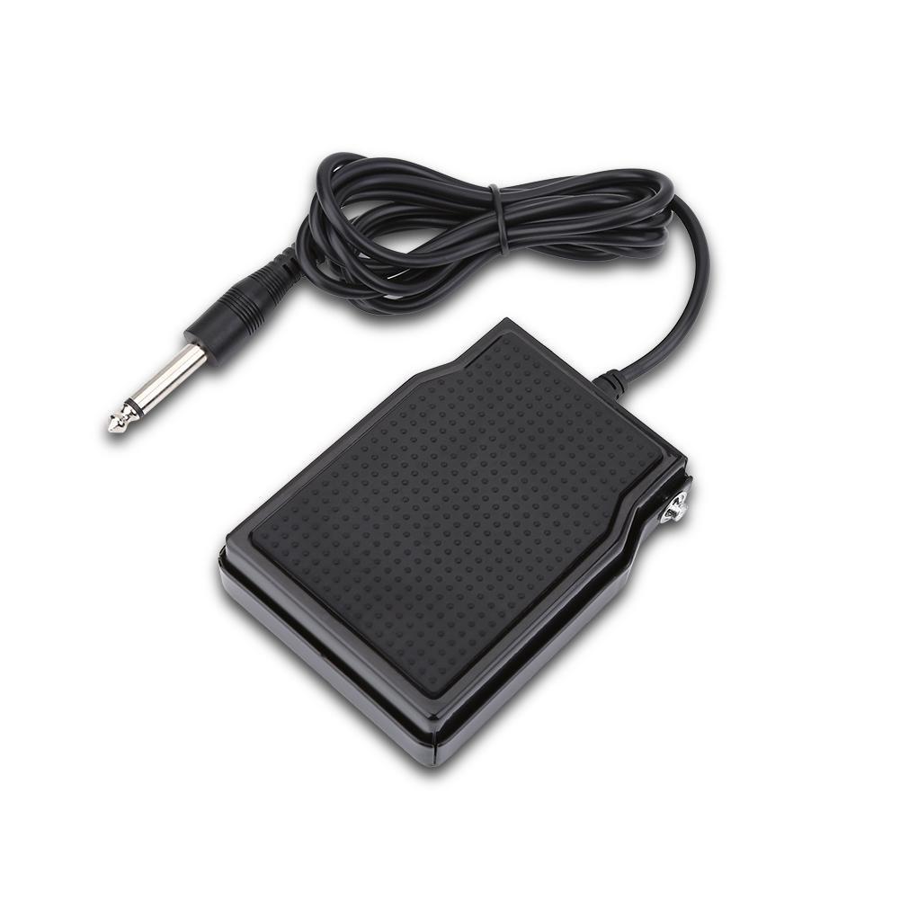 SP-20 Electronic Keyboard Sustain Pedal, Damper Pedal, Foot Switch, MIDI Support, Electronic Drum Compatible, Non-Slip, Anti-Vibration, High Signal,