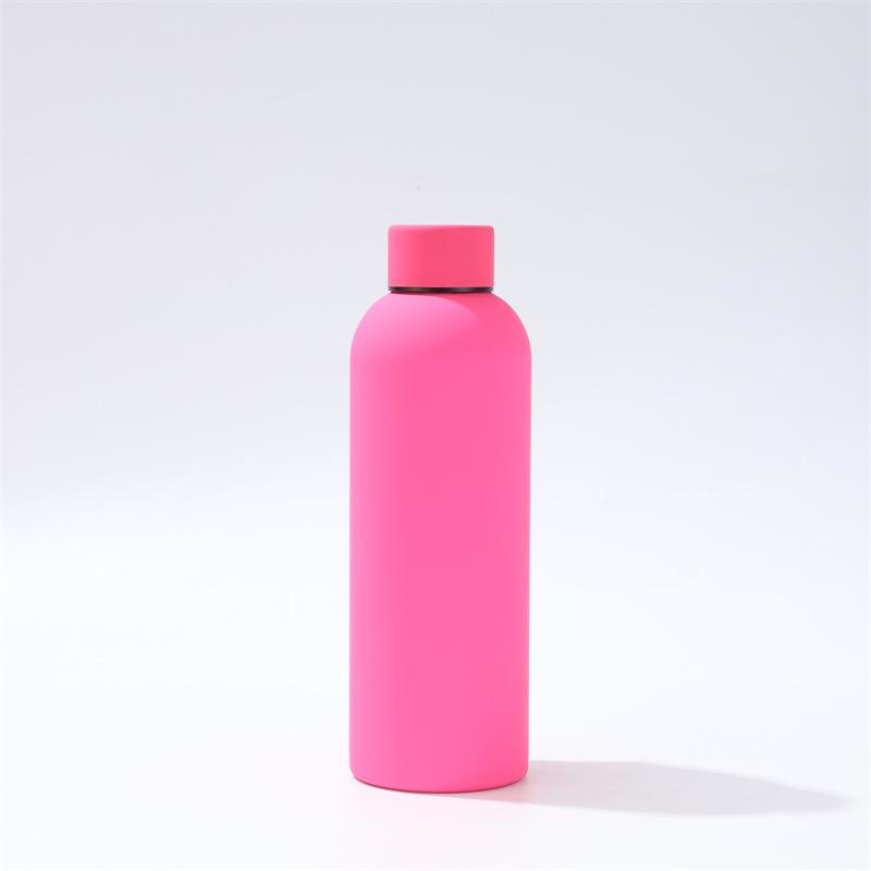 Stylish American-Style Double-Wall Vacuum Insulated Sport Bottle: Compact, Portable, Large Capacity
