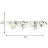 RoomMates Wall Watercolor Hanging Leaf 2m X 55cm Japanese RMK4412TBM Sticker, Green/Blue, Removable, Style, Design, [Official Import]