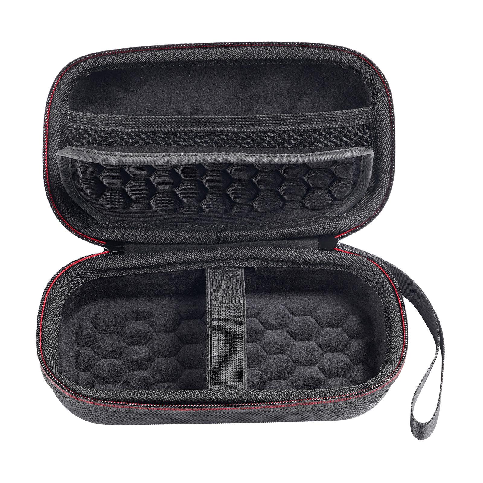 

Портативный дорожный чехол из EVA, противоударная сумка на молнии с карманом для аксессуаров и ручным ремешком для портативной игровой консоли RG40XX H чёрный