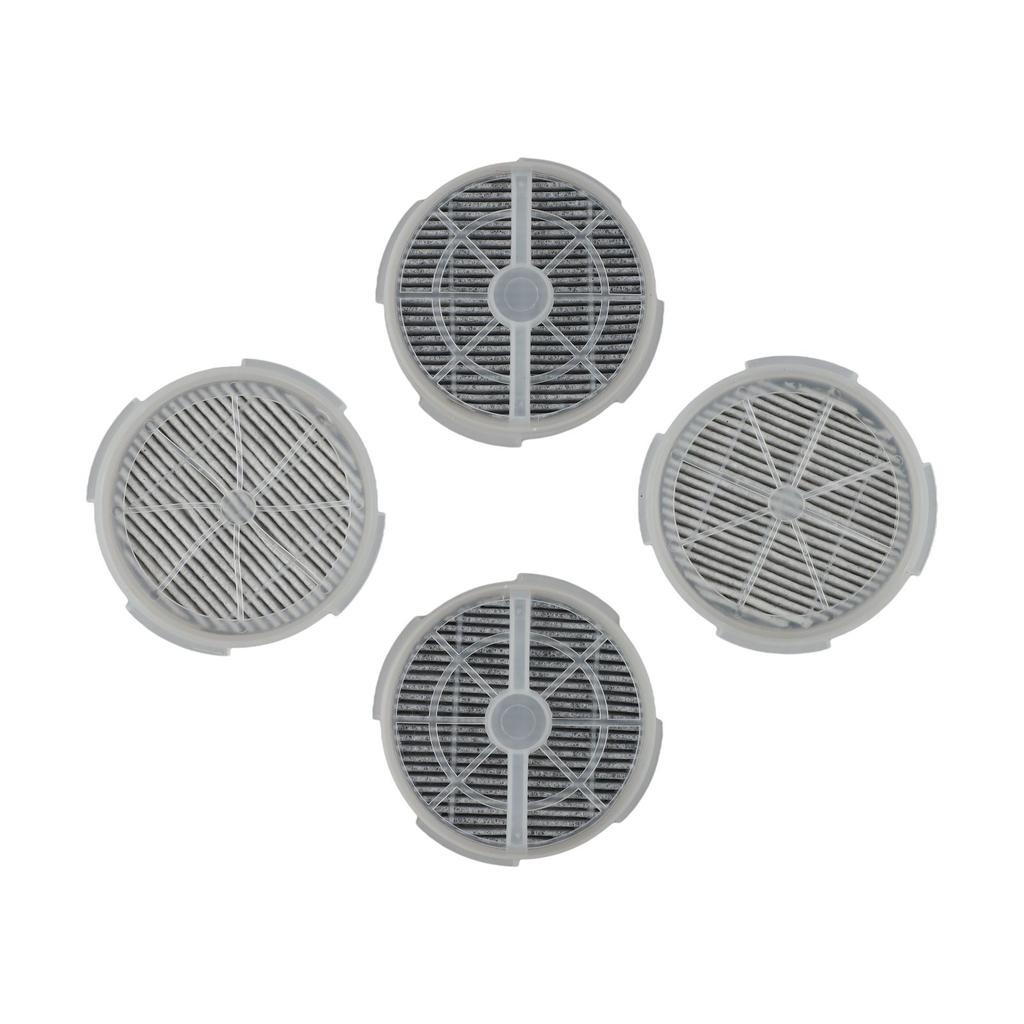 4-Pack Filter Activated Carbon Filter Home Air Cleaning 4 Pack Activated Carbon Filters Carbon Air Filter Plastic Bottom Filter