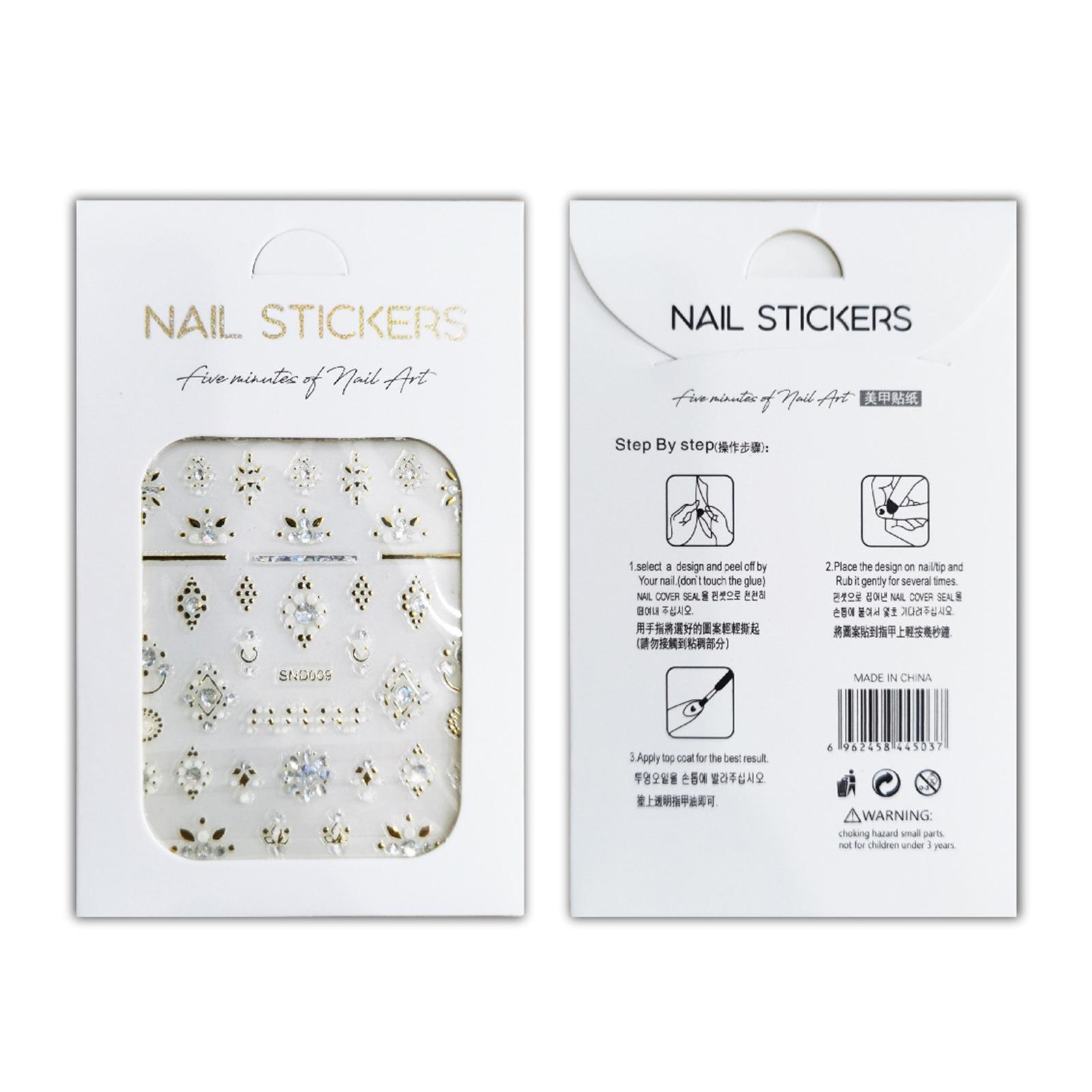 

5D Рельефные наклейки для дизайна ногтей Алмазные узоры Наклейки для ногтей Самоклеящиеся наклейки для дизайна ногтей для украшения ногтей