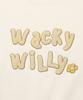 Wacky Willy Women'S Boucle Sweatshirt Cream