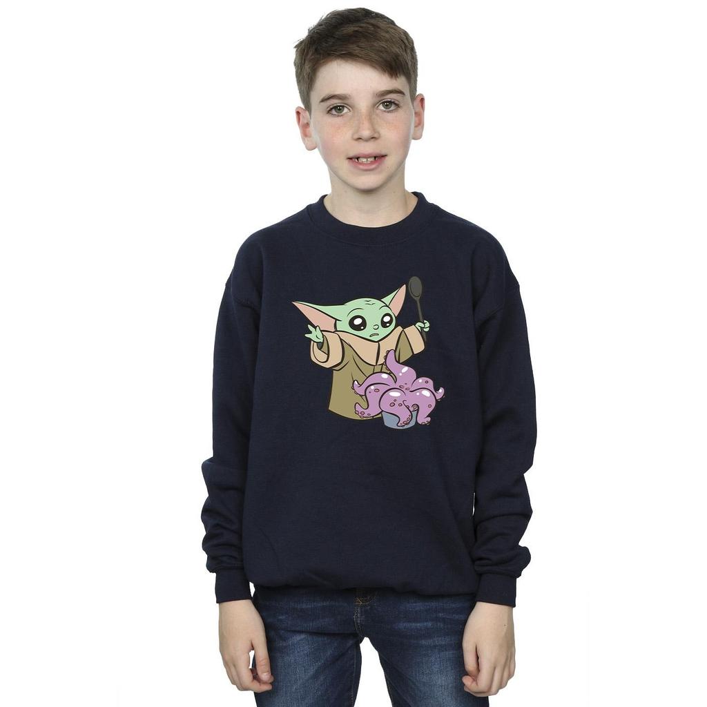 Star Wars Boys The Mandalorian Spooky Cooking Sweatshirt