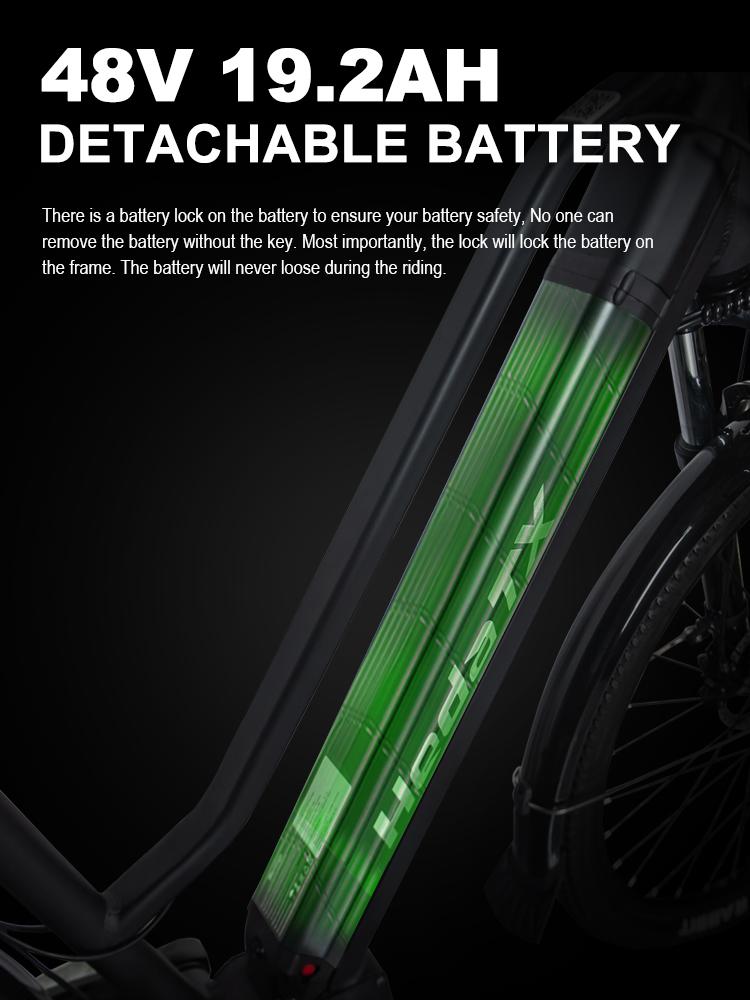 New TX10 1000W Ebike Ladies 48V 19.2Ah Adult Ebike Best Electrical Bike 45KM/H Electric Bicycle 27.5 Inch City E-Bike