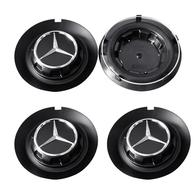 4 ADET 147mm C-1028 17028 Araba Jant Göbek Kapağı Rozet Logosu Mercedes Benz AMG G350 G500 G63 S680 GLS600 Aksesuarları İçin