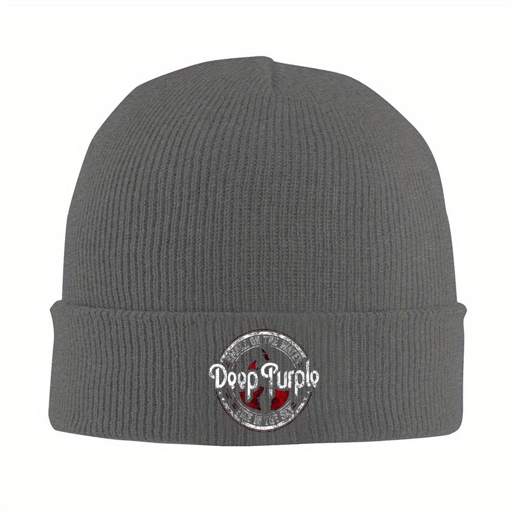 1pc Deep Rock Music Band Knitted Hat Women's Unisex's Beanies Winter Hat Warm Caps