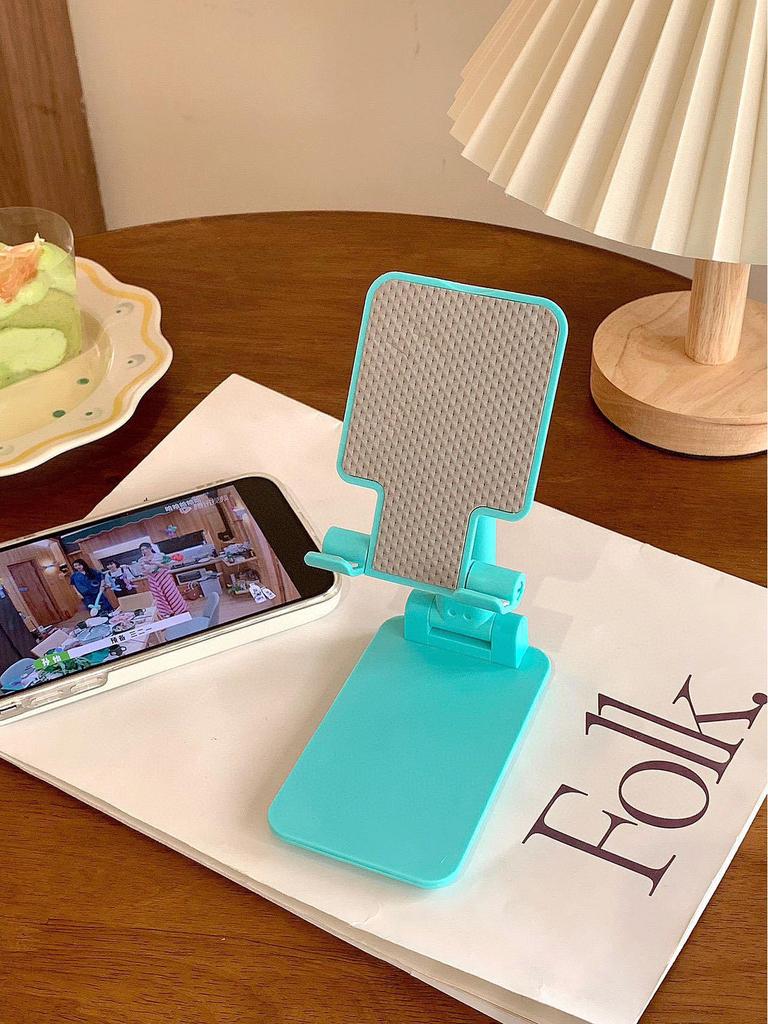 Portable Folding Tablet and Phone Stand: Desktop, Adjustable, Ideal for Live Broadcasts and Logo Gifts