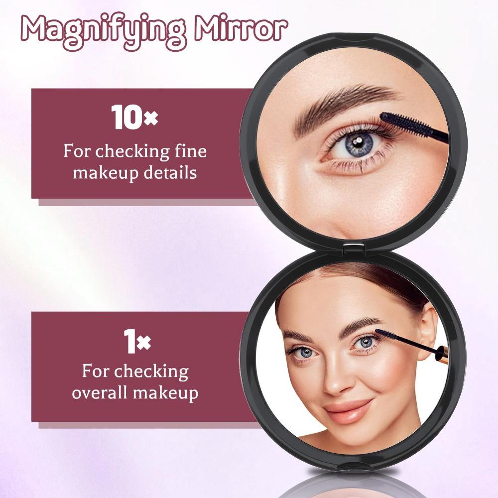 Stylish Appearance Portable Mini Makeup Mirror for Precise Makeup Application