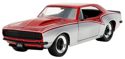 Jada Toys BIGTIME MUSCLE 1967 Chevy Camaro Metallic Fertigprodukt 1/24 Silber/Rot