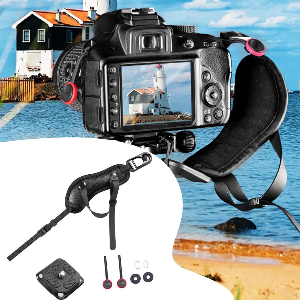 Camera Hand Strap 14 Inch Lightweight Gift Supplies Photographer Adjustable Aluminum Alloy Base