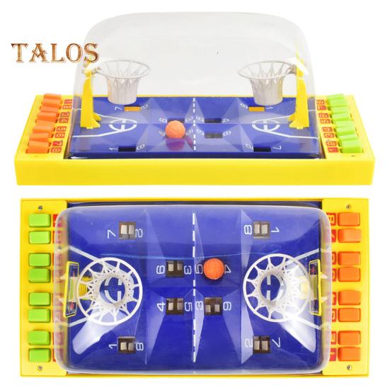 Basketball-Brettspiel für 2 Spieler, interaktives pädagogisches Finger-Push-Basketball-Startspielzeug, Mini-Basketballplatz, Indoor-Basketball-Korbspiel