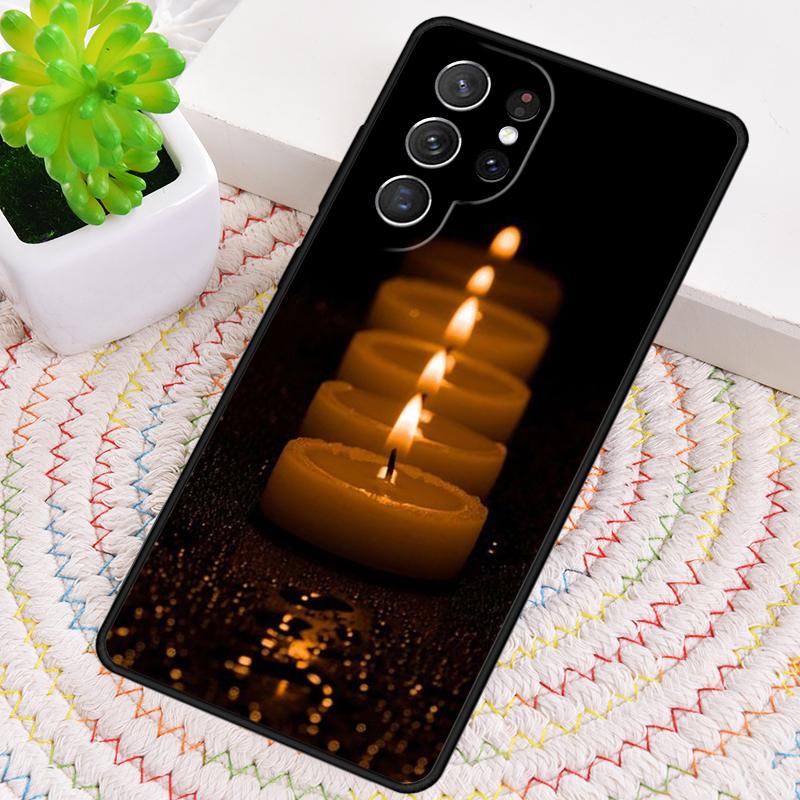 Candle Phone Case for Samsung Galaxy Note 10 Pro S26 Ultra S23 S24 FE S25 S21 S22 PLUS Shockproof Cove