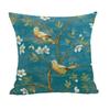 Vintage Style Hand-Painted Floral Velvet Pillowcase