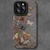 Colorful Butterfly Is Suitable for iPhone17 Simple Mobile Phone Case, Apple's New Model.