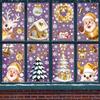 Christmas Window Stickers Xmas Tree House Snowflake Glass Decal Merry Christmas Decoration Home Navidad Gifts Noel