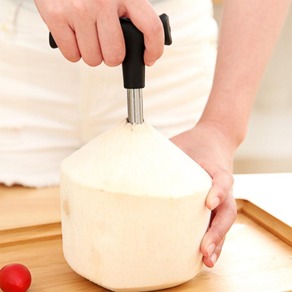 1PC/2PCS 12.5X9.5CM Stainless Steel Coconut Opener Tapper Fruit Knife Tools