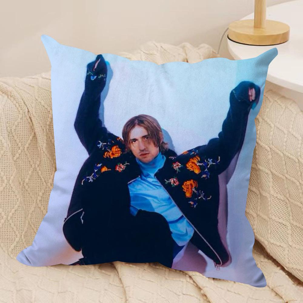 Singer Porter Robinson Cushion Cover Silky Short Plush Double-Sided Printed Pillow Case for Sofa All Seasons Home Decor Gift