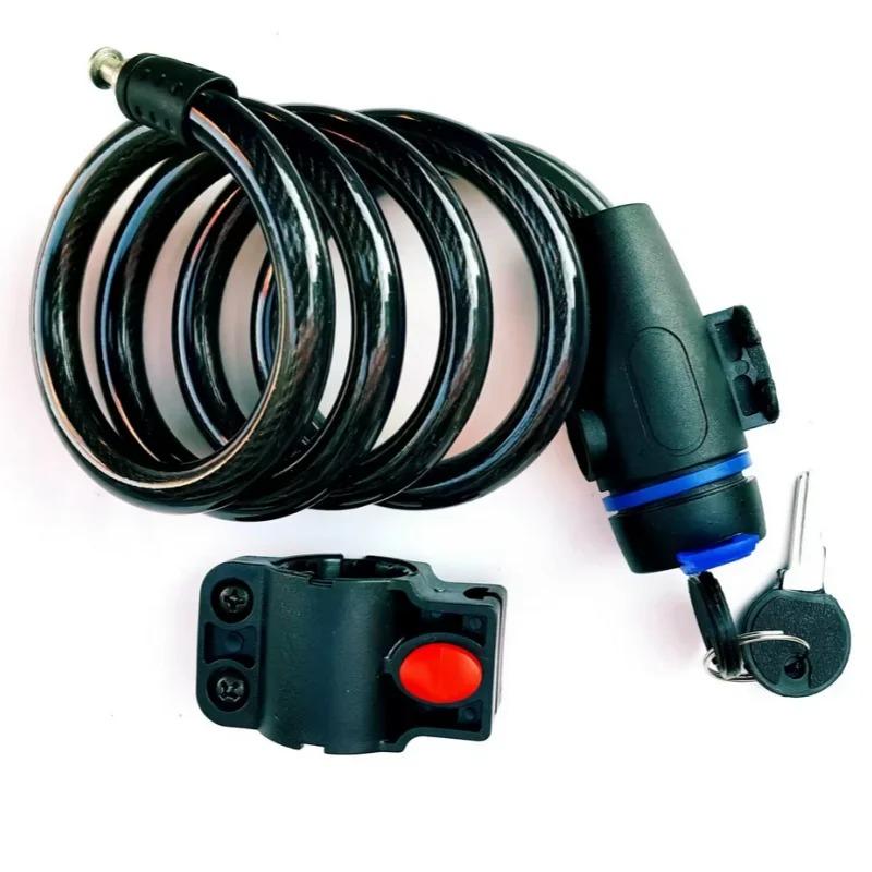 Heavy Duty Motorcycle Chain Lock 90cm Metal Anti Theft Bike Lock with 2 Keys for Maximum Security and Reinforcement of Bicycle