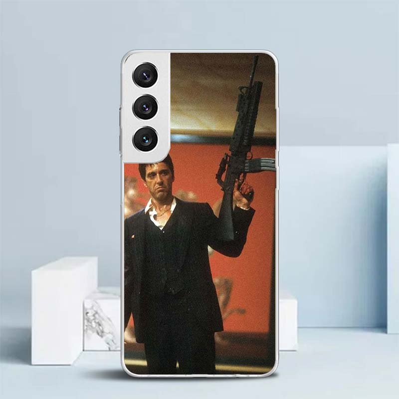 Scarface 1983 Film Al Pacino Movie Soft Cover for Samsung Galaxy S25 Edge S26 S24 S23 Ultra Phone Case S22 S21 Plus S20 FE Print