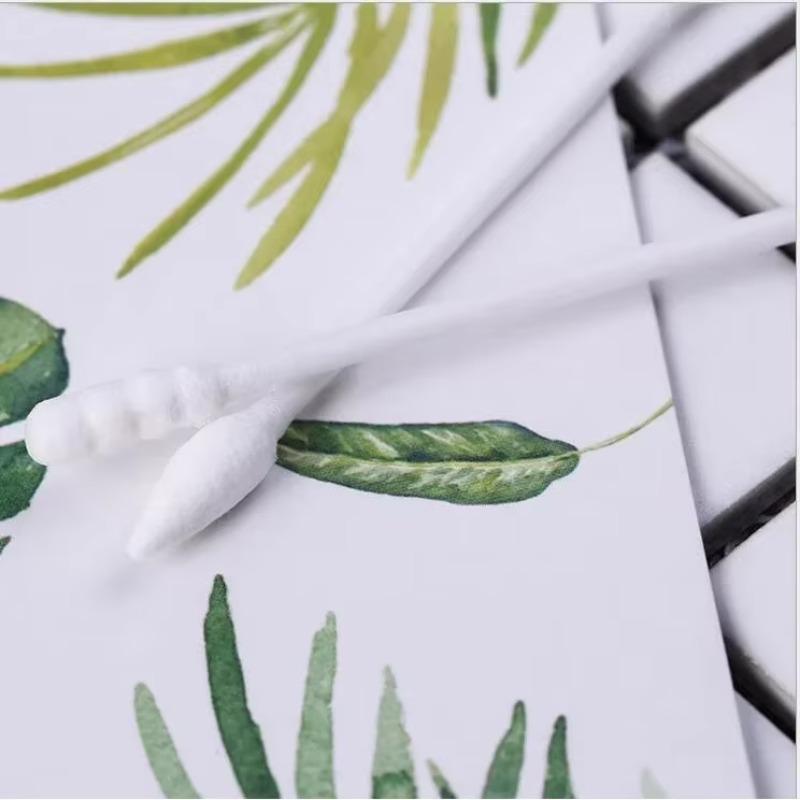 60 ks/krabičky Jednorázové oboustranné vatové tyčinky Tyčinky na čištění uší Čištění Zdravotní péče Čištění Make-upové nástroje Krása Make-up