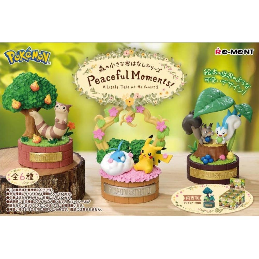 Pokemon Pocket Monsters  Little Forest Story Series Peaceful Moments  1box  6pcs 