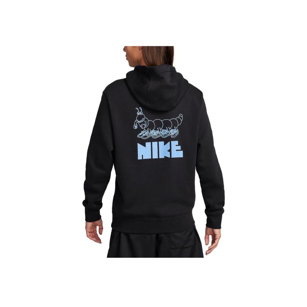 Nike Letter Logo Embroidered Hoodie Men Hoodies Black HF4762-010