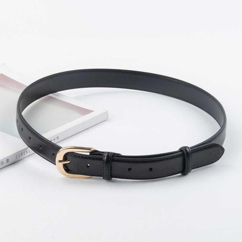 All-match Casual Genuine Leather Women's Belt Cowhide Casual Pants Jeans Decoration Women's Spring and Summer Belt