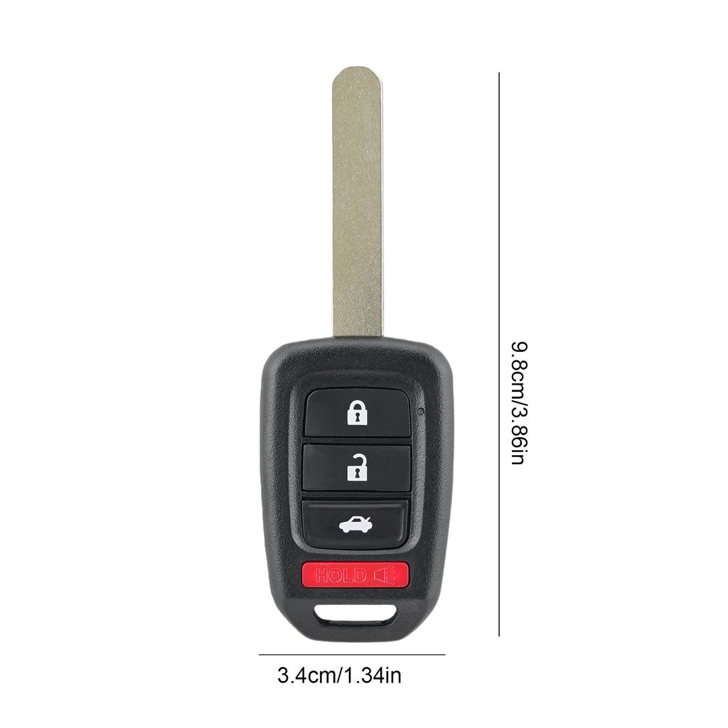 Keyless Entry Remote MLBHLIK6-1T 313.8MHz Car Remote Key for Honda 2016-2018 Accord LX / LXS / SPORT for Honda 2016-2019 CR-V