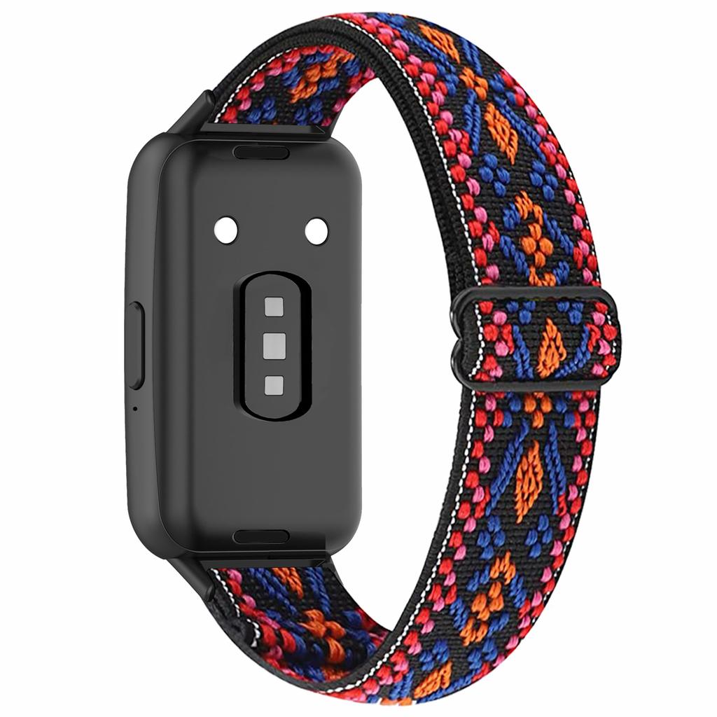 Para Samsung Galaxy Fit3 Pulseira de relógio Elástico Nylon Ajustável Smart Watch Band