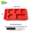 Ruhan A5 Melamine 5-Compartment Meal Tray