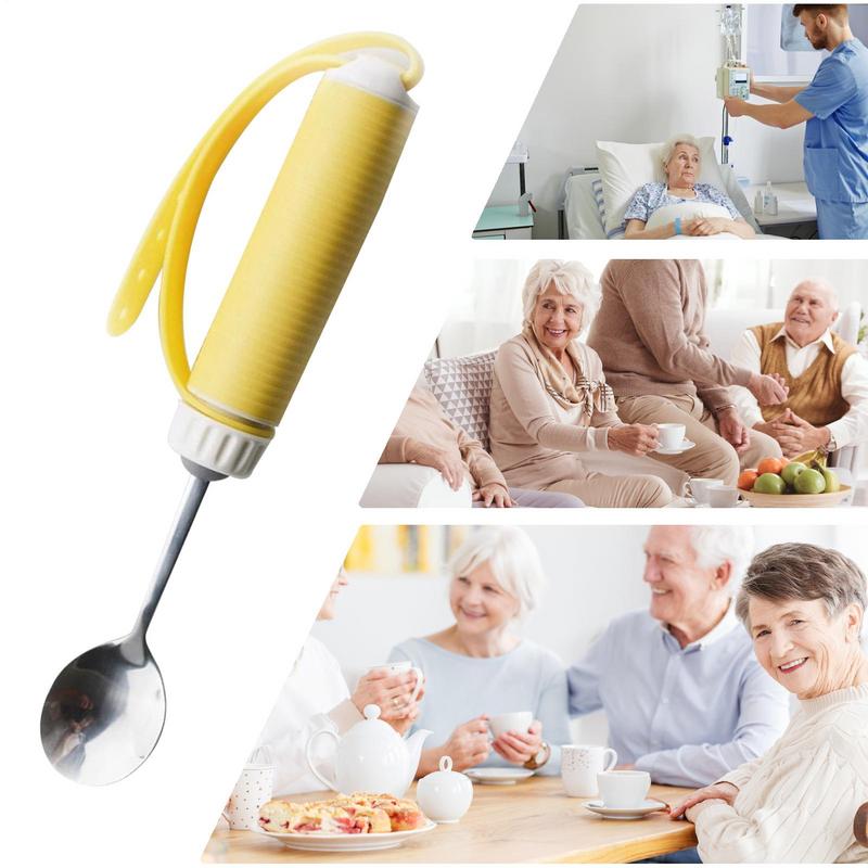 Adjustable Cutlery Elderly Anti-shake Spoon Fork Provide Secure Grip For Weak Hands Enhance Dining Experience Kitchen Supplies