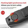 Blinker Fahrrad Rücklichter Drahtlose Fernbedienung Wiederaufladbare Rennrad Rückleuchte mit Warnhorn