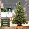 Dreidimensionaler leuchtender Weihnachtsbaum mit Lichtern für die Dekoration zu Hause und im Einkaufszentrum