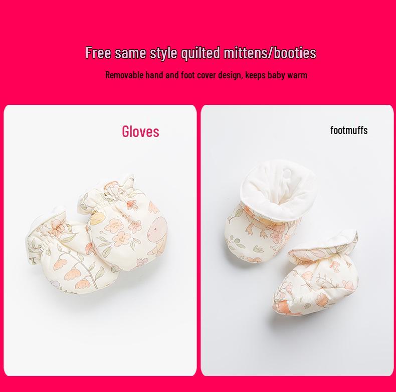 Infant Winter Snowsuit: Unisex Thickened Romper for Newborns